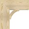 Ekena Millwork Thorton Block Rough Sawn Bracket, Douglas Fir, 6"W x 18"D x 18"H BKT06X18X18THR05RDF - alternate 3